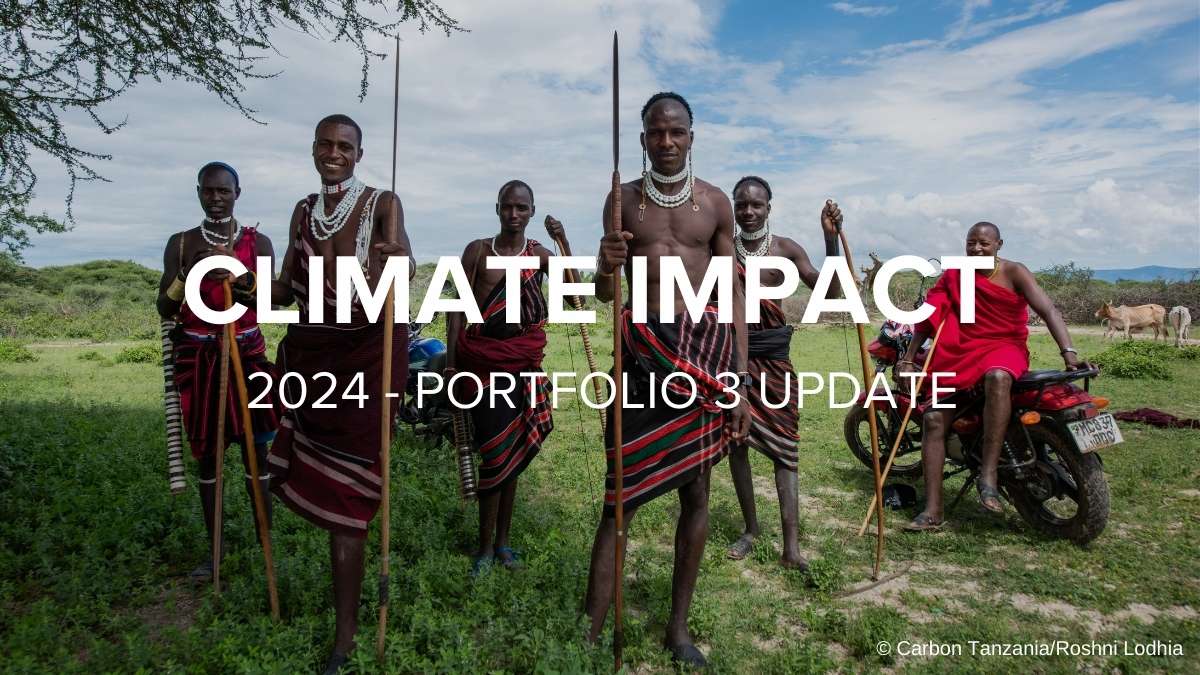 2024 Portfolio 3 Climate Impact Update header image showing Yaeda-Eyasi carbon offset project
