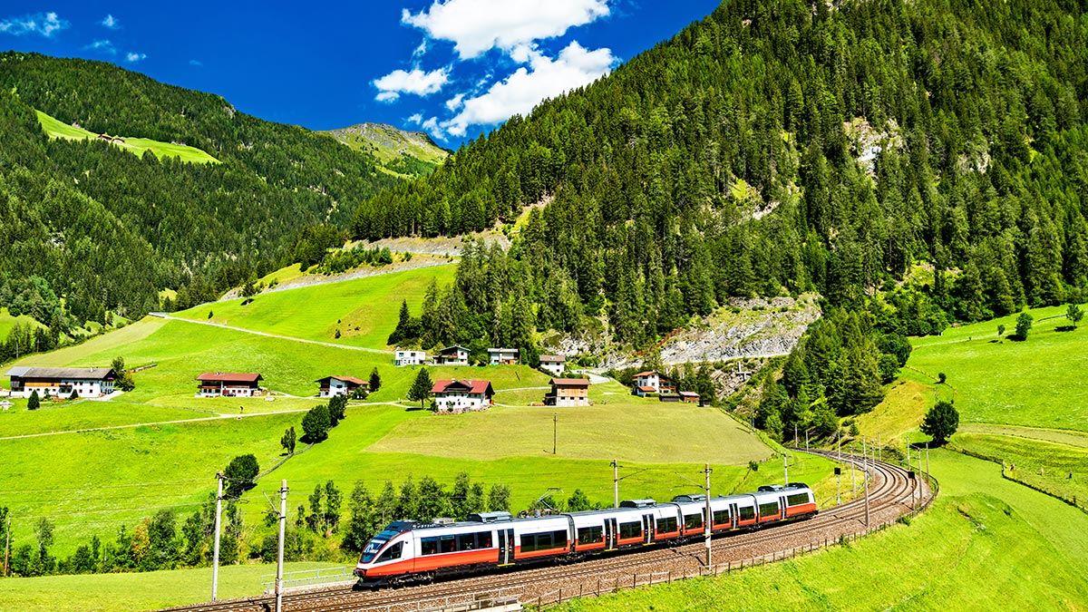 Train travel in Austria