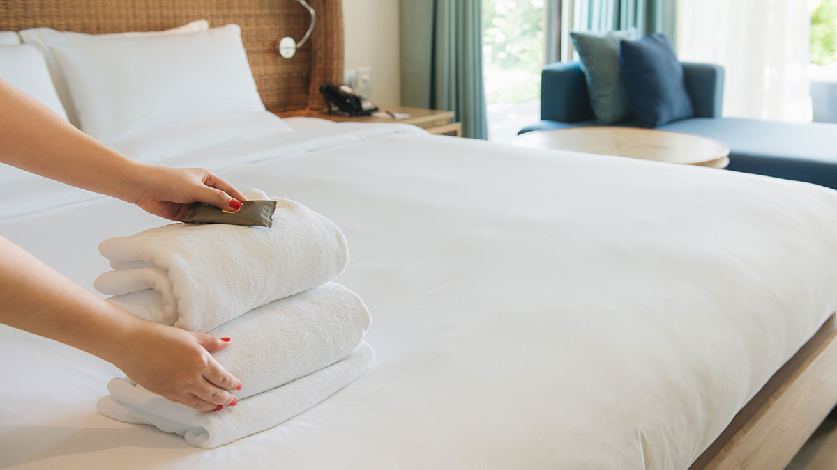 Hotel workers replace linens daily, even when customers try to opt out to engage in sustainability initiatives. Their daily replacement, despite telling customers to help them go green is a form of greenwashing.