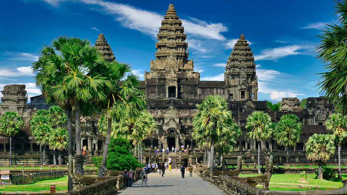 Overtourism at Cambodia's Angkor Wat temple has degraded the stone walls and floors