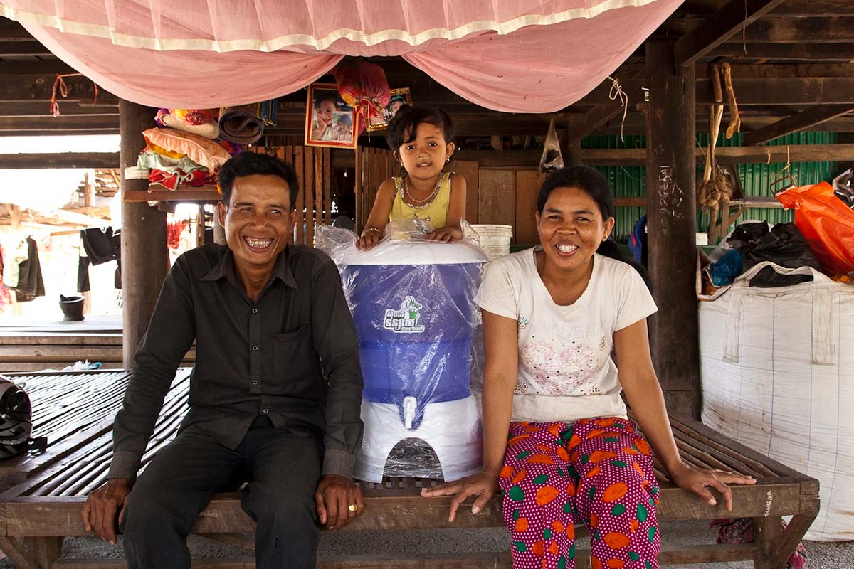 Cambodia clean water filters carbon offset project