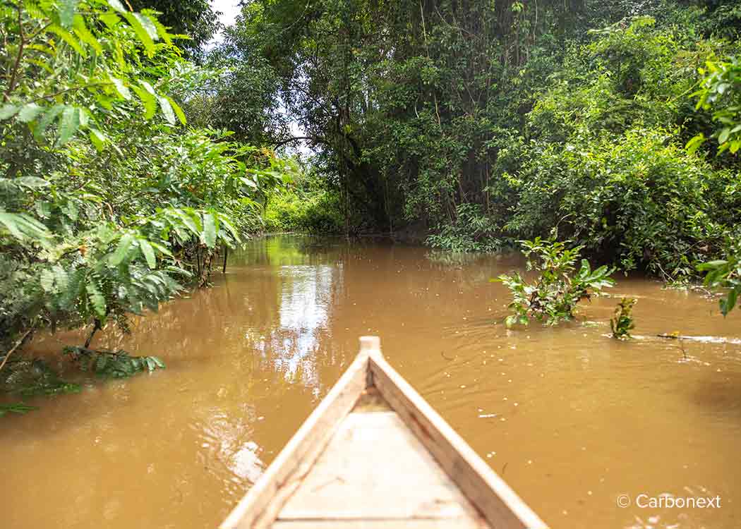 Envira Amazonia carbon offset project deforestation monitoring patrol boat