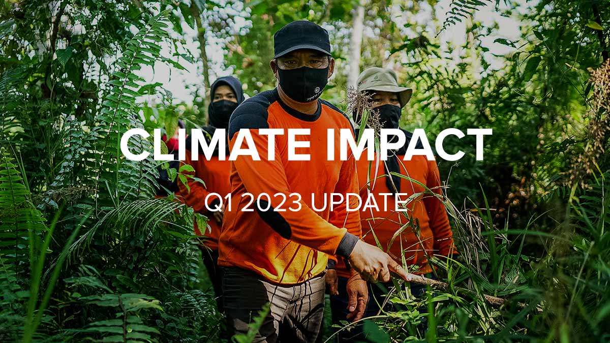 Climate impact update - Q1 2023 Project Portfolio