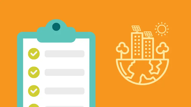 Corporate climate action checklist featured image graphic