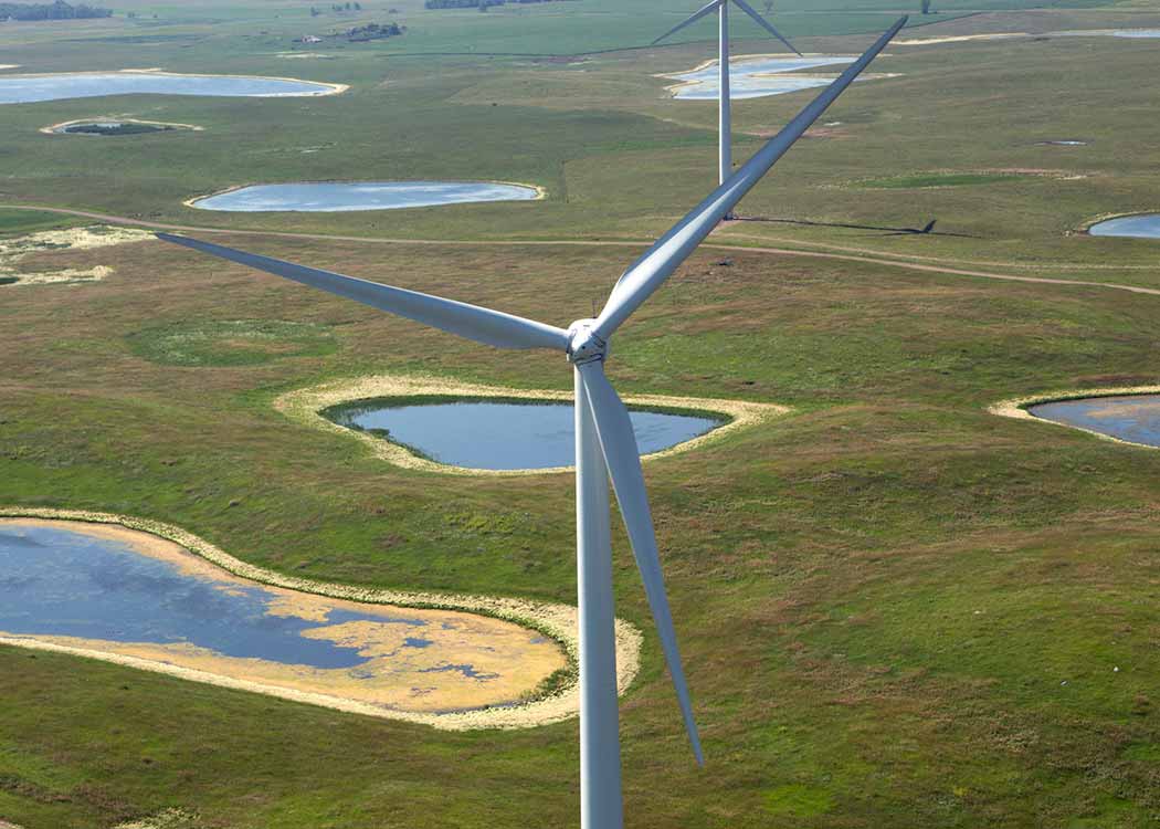 Crow Lake Wind Farm Carbon Offset Project wind turbine