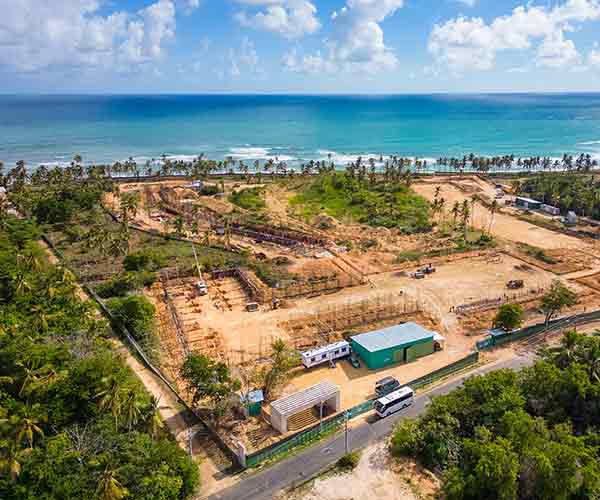 Destruction of coastal ecosystem to build a resort in the Caribbean