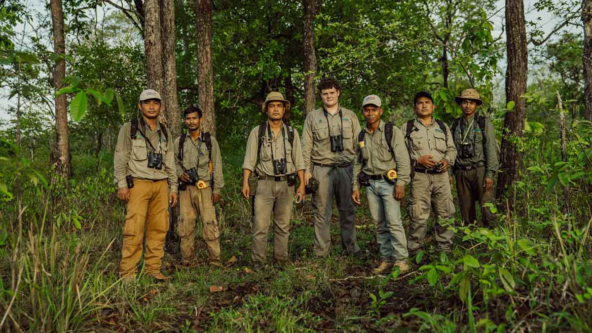 Community rangers in keo seima wildlife sanctuary in Cambodia