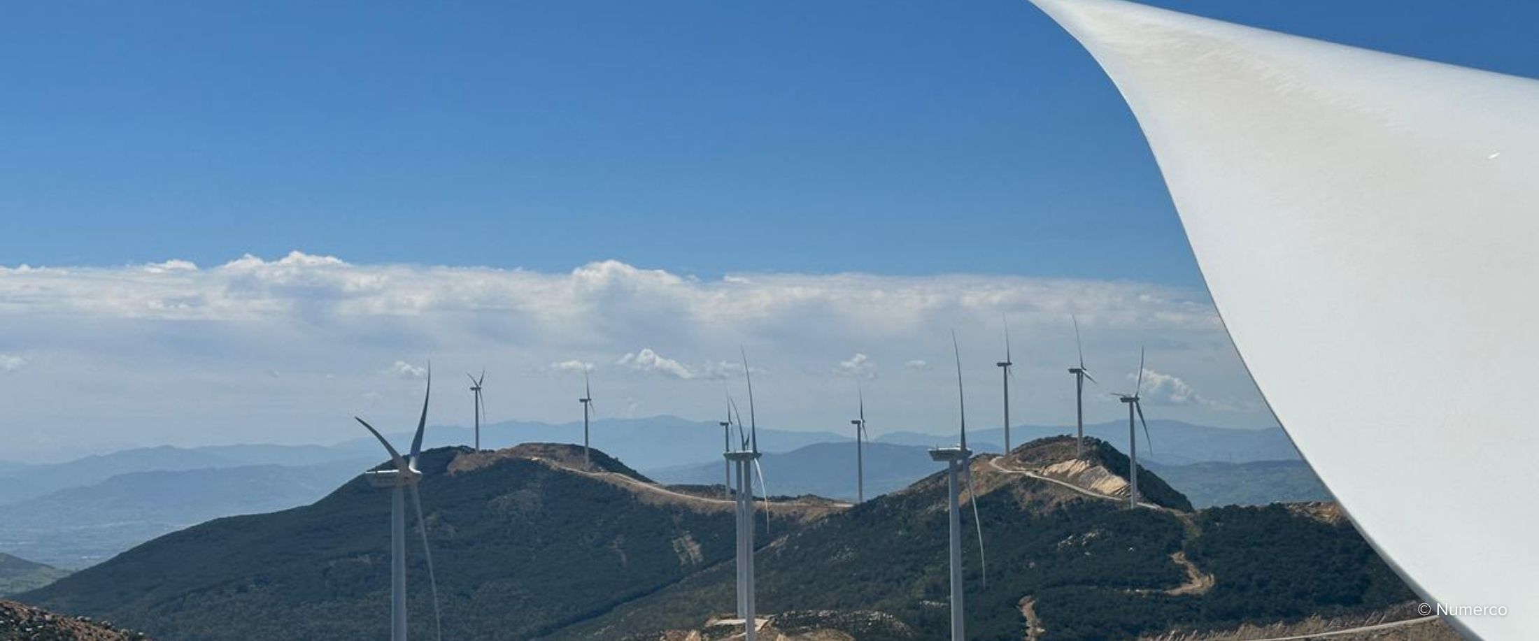 View over the Khalladi Wind Farm