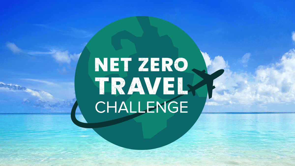 Net zero travel challenge header image