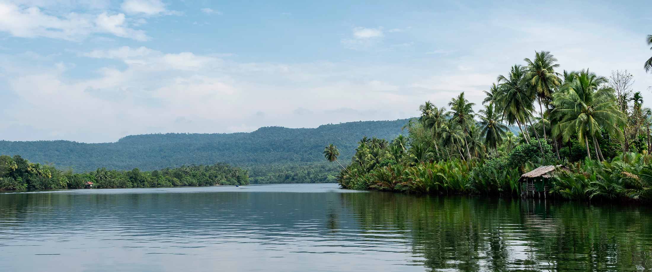 Cardamom Mountains landscape in Cambodia