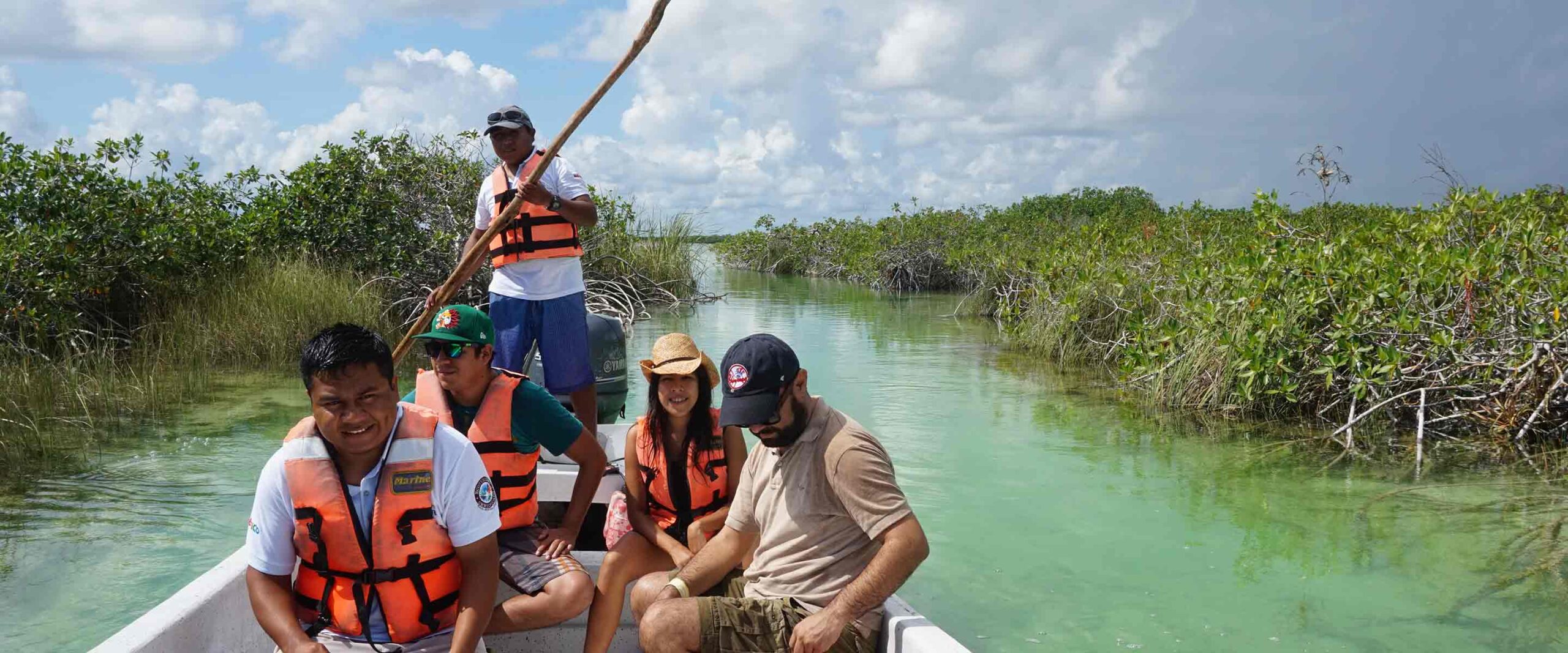 Community-based tour inside Sian Ka'an Biosphere Reserve in Mexico