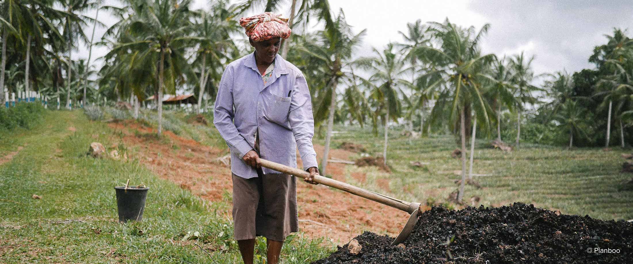 Biochar carbon removal project at Elpitaya Plantations in Sri Lanka