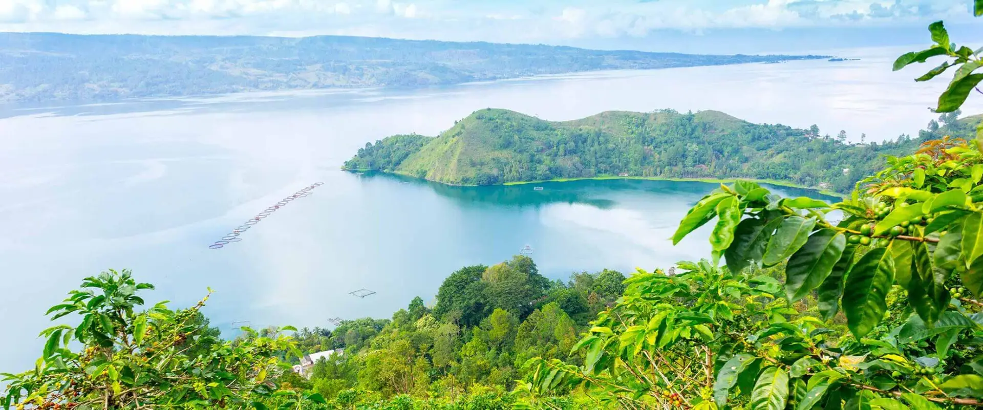 Lake Toba in Indonesia