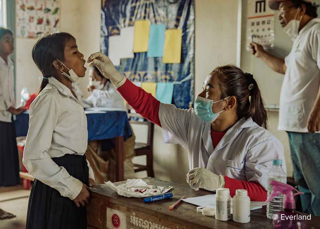 School medical checks, Keo Seima carbon offset project