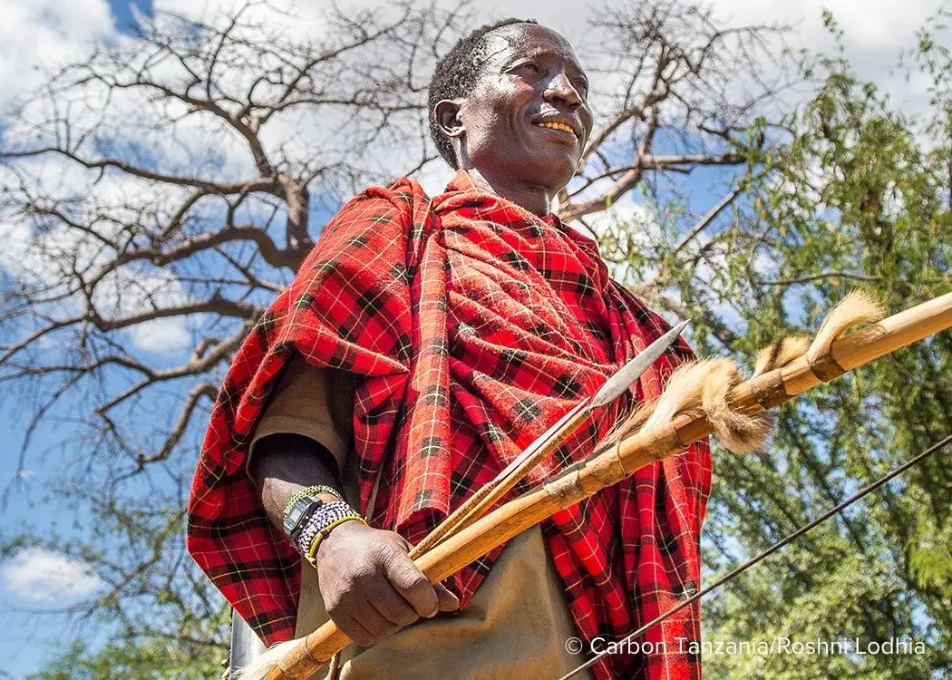Hadza man in the Yaeda Valley