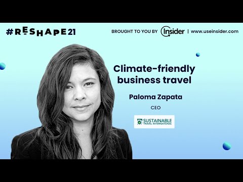 Climate Friendly business travel presentation cover