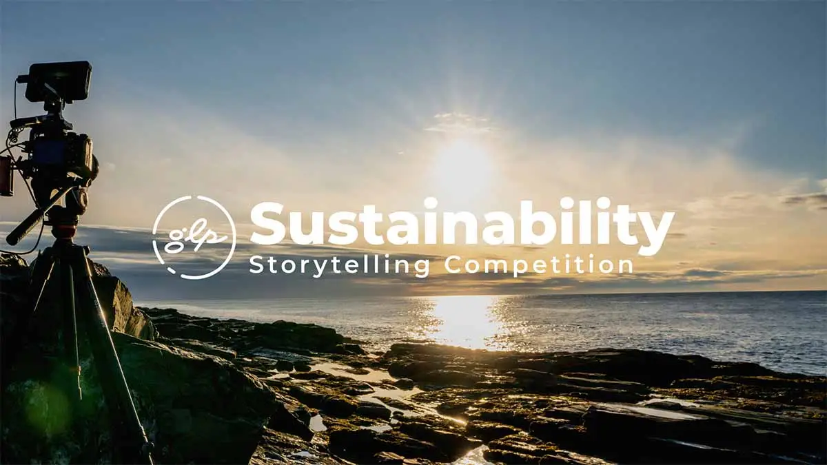 Sustainability storytelling competition banner