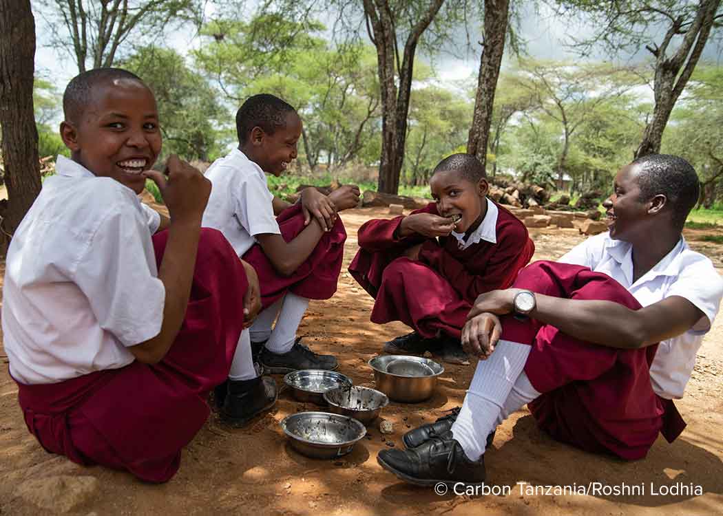 The Yaeda-Eyasi carbon offset project funded school fees and meals for children in Yaeda Chini
