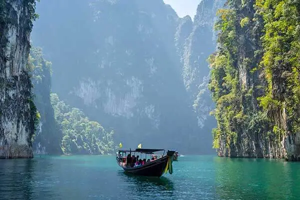 tour boat in Thailand