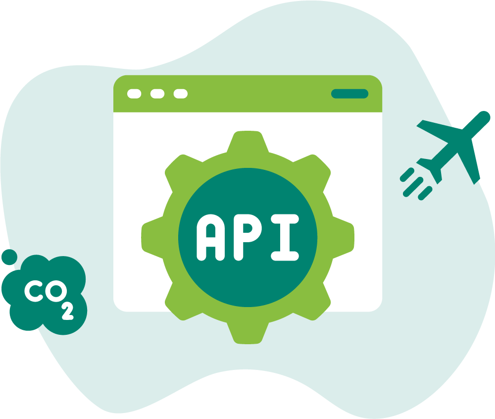 Carbon measurement and offset api for travel