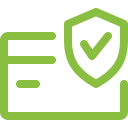 secure credit card payment icon