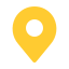 Map pin icon yellow