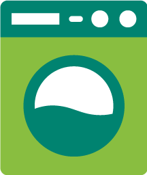 Washing machine or laundry icon